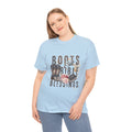 Boots Bible Blessings Shirt | Christian Western Graphic Tee | Faith Cowgirl T-Shirt | Rustic Country Christian Gift for Women