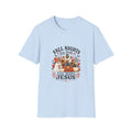 Fall Nights Big Faith, Fall Graphic T-Shirt | Autumn Pumpkin, Jesus Theme